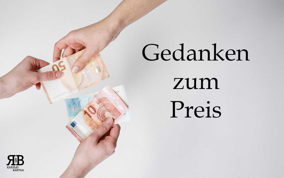 Gedanken zum Preis Rechtsanwalt Reinhold Bartha